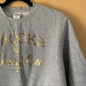 Men’s Crooks & Castles Gray Sweatshirt - Medium